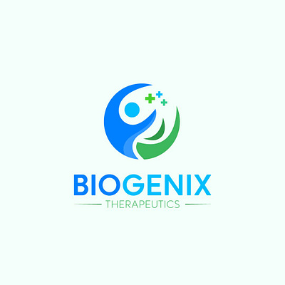 🚀 Excited to unveil our latest creation: a modern health logo🌿 bio branding creative design genetics graphic design health human logo medical new professional science unique vector