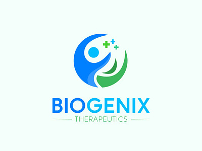 🚀 Excited to unveil our latest creation: a modern health logo🌿 bio branding creative design genetics graphic design health human logo medical new professional science unique vector