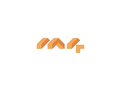 M4 branding construction design freelance graphic design illustration logo modern monogram