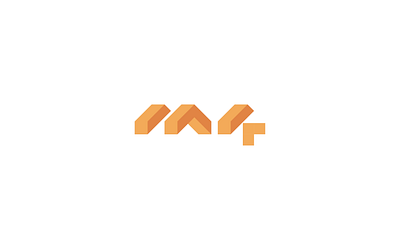 M4 branding construction design freelance graphic design illustration logo modern monogram