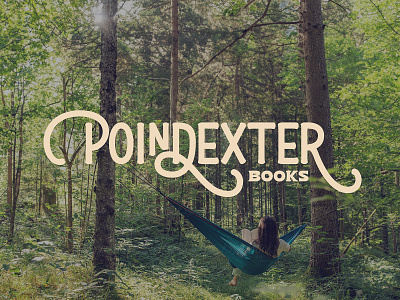 Poindexter Logotype book book brand book logo book service books brand designer brand identity branding graphic design graphic designer logo logo design logo designer logo type logotype rustic rustic logo rustic logo design rustic typography typography