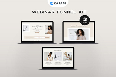 Kajabi Template Webinar Bundle custom kajabi templates kajabi customizable kajabi design kajabi funnel kajabi lead magnet kajabi optin page kajabi pipeline kajabi sales funnel kajabi sales page kajabi template webinar bundle kajabi theme kajabi website