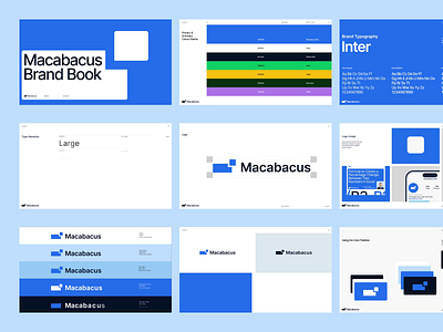 Macabacus Brand Guidelines animation brand book brand guidelines branding caviar font logo macabacus typography ui ux