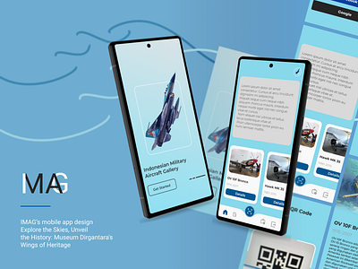 IMAG - Augmented Reality Based Museum Application app design graphic design typography ui ux