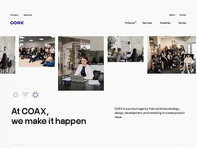 COAX Digital animation branding motion graphics product design ui ux website design