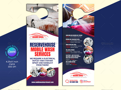 Stylish Mobile Wash Services Canva Door Hanger Layout automobile service door hanger automobiles marketing template canva door hanger canva door hanger template car detailing door hanger car wash detailing center car wash detailing door hanger car wash door hanger car wash price list door hanger car wash pricing door hanger car wash service door hanger door hanger design templates door hanger template examples of door hangers mobile car detailing door hanger mobile car wash door hanger online door hangers