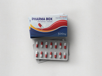 Medicine Box and Label Design. box design design graphic design label label design packaging and label packaging design pharma box product label product packaging