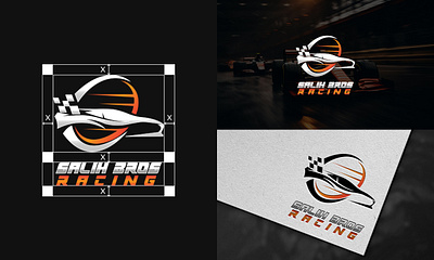 Car Racing Logo Design branding car racing graphic design illustration logo