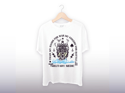 Military & Medical T-Shirt Design healthy illustration