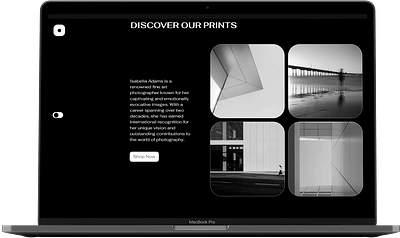 Framer website for a photography studio framer ui web design