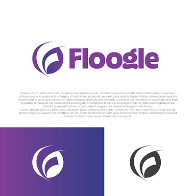 Floogle logo design. a monogram brand logo branding business logo f letter logo graphic design icon logo logo logo design modern logo mostaq418 simple logo tech logo