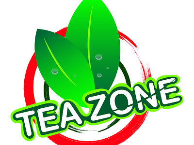 Tea Zone Logo Design app branding design graphic design illustration logo typography ui ux vector