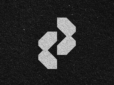 Logomark #003 (Texture version) abstract abstract logo artprint artwork bold geometric geometry graphic design illustration logo logo design mark minimal modern poster print symbol symmetry texture visual identity