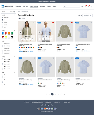Product Catalog Page catalog page catalog with hover catalog with quick view ecommerce catalog plp