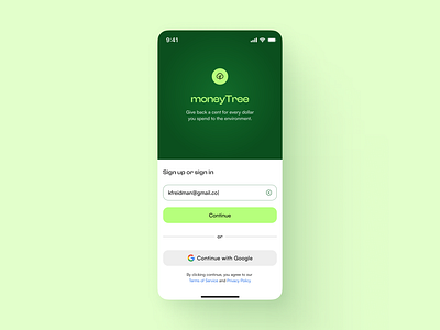 Sign Up (Daily UI #001) branding daily ui mobile product design sign in sign up ui