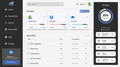 File Manager ui