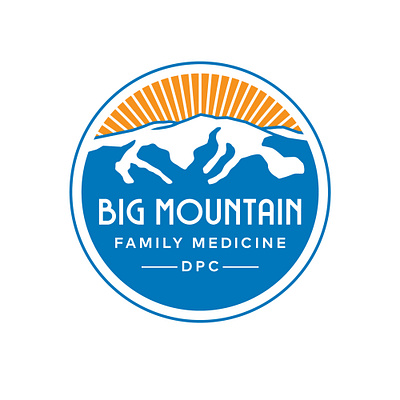 Big Mountain Family Medicine Logo Design branding graphic design logo logodesign