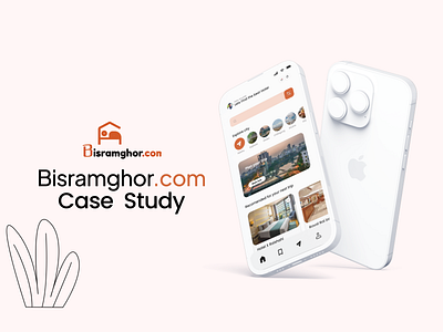 Redesign Bisramghor.com | Hotel booking Case Study 3d animation branding case study design graphic design koushik landing page logo motion graphics project ui ux