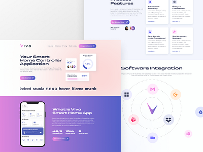 Viva Mobile App Landing Page app app landing page branding design digital payment. financial lan landing page mobile app mobile app features money phone payment. re design templates themeforest ui user inerface ux web page website