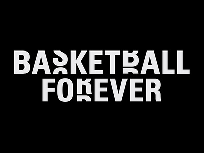 Basketball typography