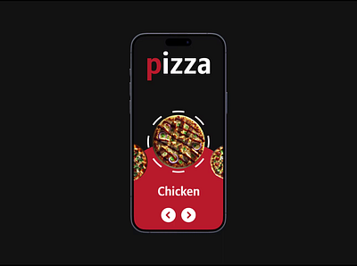dailyUI/38 - Figma Pizza Slider branding dailyui design figma graphic design logo ui ux