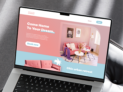 MAISON DE GRANDEUR (home website) figma homewebsite interface interfacedesign ui uidesign uiux uxdesign website websitedesign