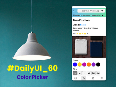 #DailyUI _ #060 - Color Picker graphic design ui