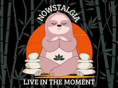 Nowstalgia: Live In The Moment design graphic artistry graphic design typography