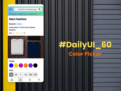 #DailyUI _ 060 - Color Picker ui