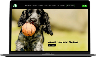 Pet Services Website with Webflow ui webflow website design