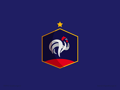 FFF - French Football Federation branding claudio barreiro design digital illustration euro euro championshp football crest football logo france france football goallounge tv illustration logo soccer vector website