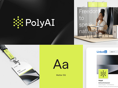 Poly AI Rebrand + Case Study ai ai voice assistant artificial intelligence brand agency brand identity brand positioning brand strategy branding clean design focus lab identity logo logo design series c verbal identity visual identity voice assistant