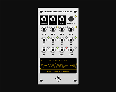 Harmonic Waveform Generator eurorack hardware hardware design modular synthesizer product product design synthesizer