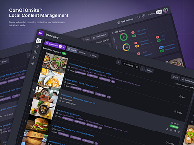 OnSite - Local Content Management crm ui ux