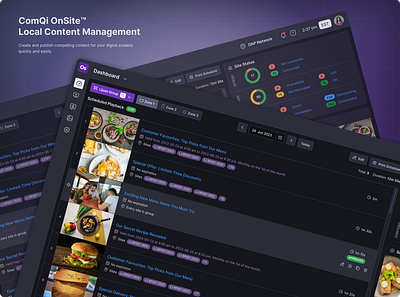 OnSite - Local Content Management crm ui ux