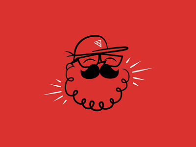 Bootleg Pizza - III bootleg pizza branding mascot mustache pizza