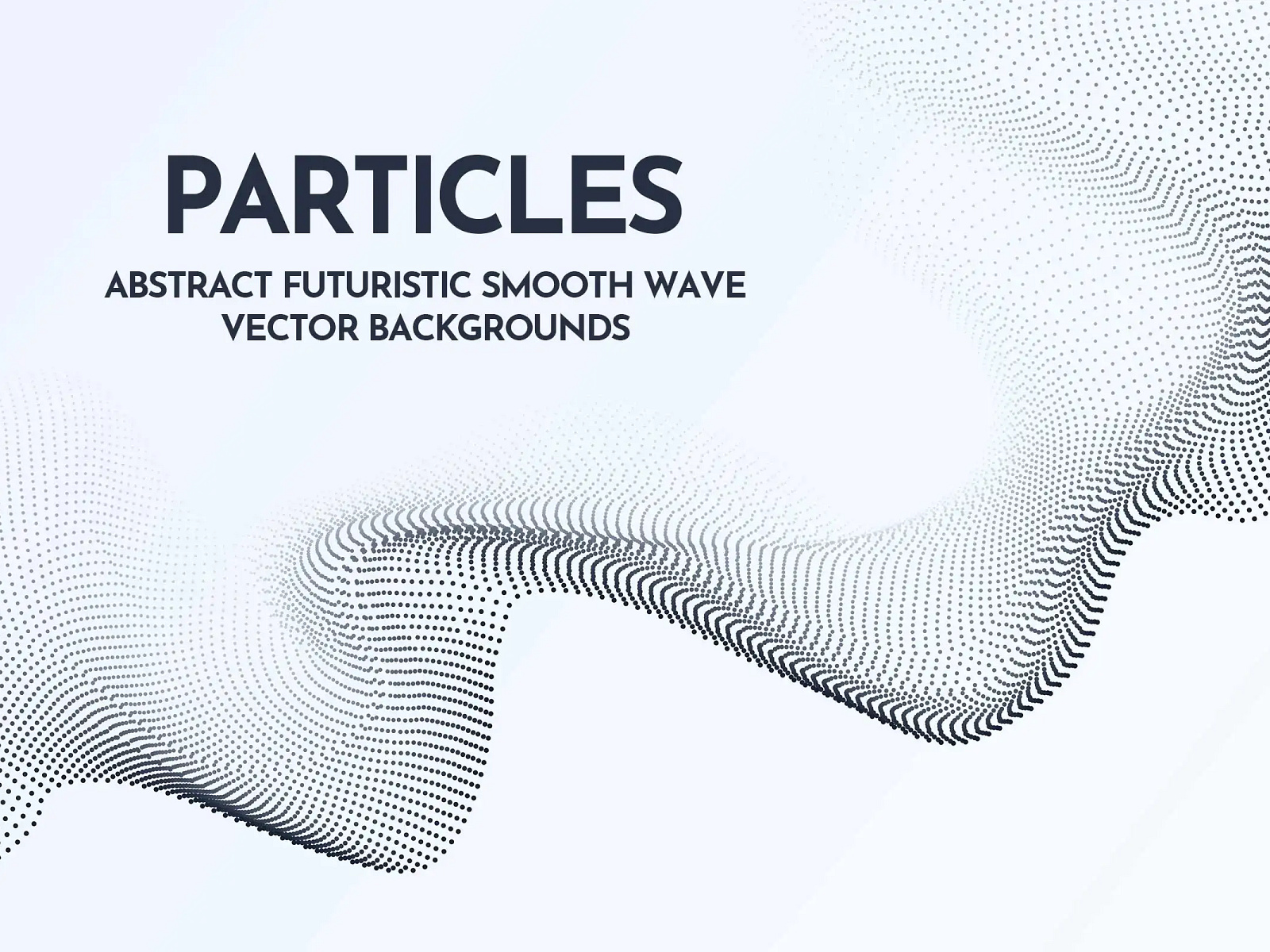 Futuristic Smooth Particles on White Background by themefire on Dribbble