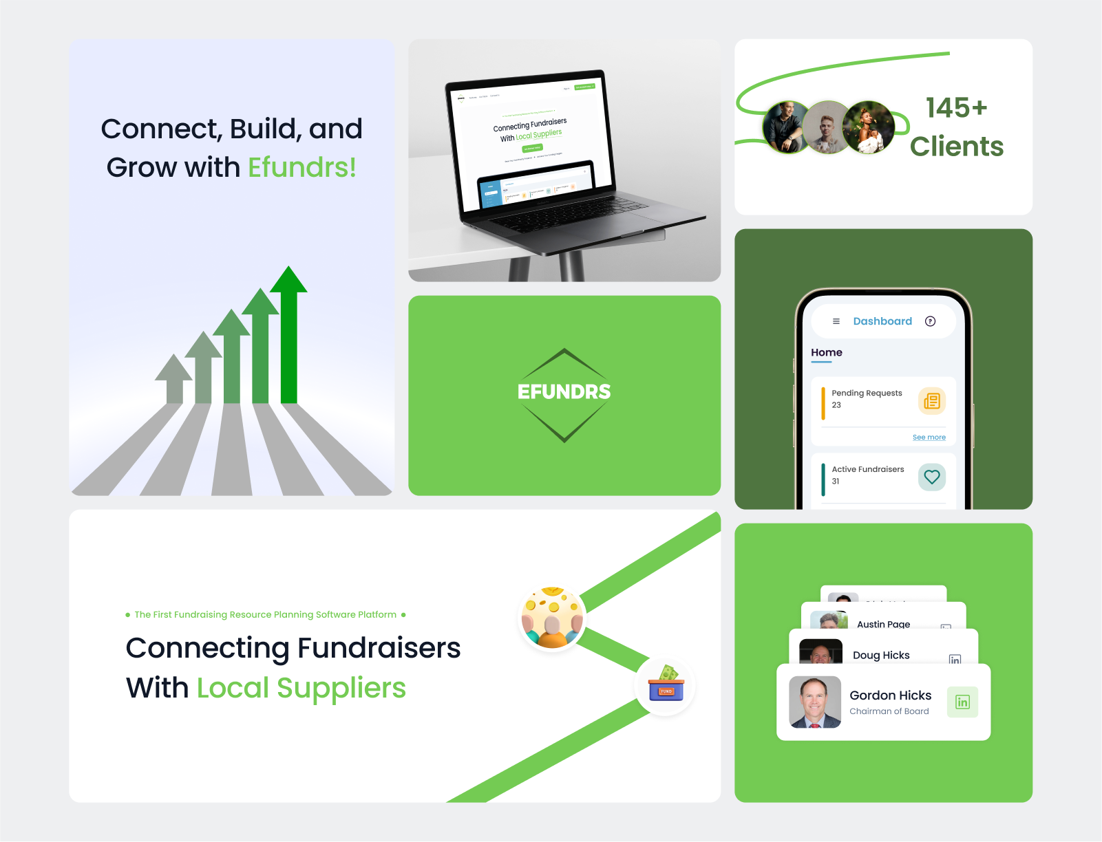 Efundrs - UI UX Branding brand identity branding crowdfunding crowdfunding campaign fundraising icon identity investments investor ios app landing page logo mobile ui transactions typography ui ui ux design ux web design web design branding