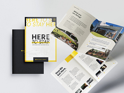 Here to Stay Campaign - Branding and Booklet Design booklet design campaign formatting