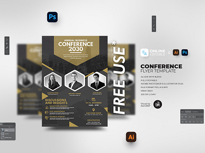 Conference Flyer Template aam360 aam3sixty annual event annual general meeting annual meeting business conference business conference flyer business meeting business summit conference corporate workshop design event poster flyer template general meeting meeting summit townhall meeting workshop flyers