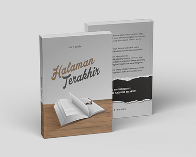 Book Cover Design "Halaman Terakhir" advertising book cover book design books cover design graphic design layout design