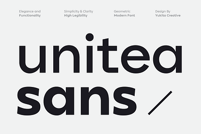 Unitea Sans Serif Family branding font font family graphic design sans serif typography ui