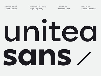 Unitea Sans Serif Family branding font font family graphic design sans serif typography ui