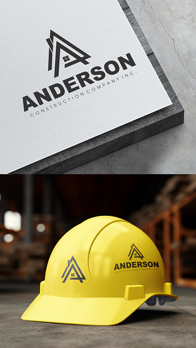 Logo Design Concepts for a Construction Business. branding logo