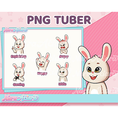 Ravishing Rabbits Premier PNG Tuber Assets naraatari