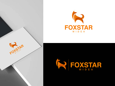 Foxstar media logo design. animal explore facebook fox graphic design journalism marketting media mtb nature news social wildlife