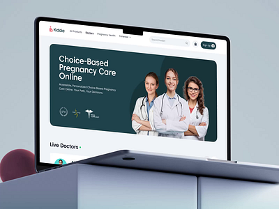 Kiddie | Find a Doctor, Doctor Booking Website Design animation appointment appointment booking book appointment book doctor online booking flow branding doctor appointment landing page medical care medical website online appointment online consultation online doctor online doctor booking website online healthcare schedule web design website website design