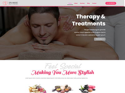 Body Massage & Body Therapy Website