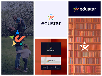 Edustar Education Logo brand logo branding business logo child logo children children education logo colorful logo company logo creative logo education logo learning logo logo logo design professional logo