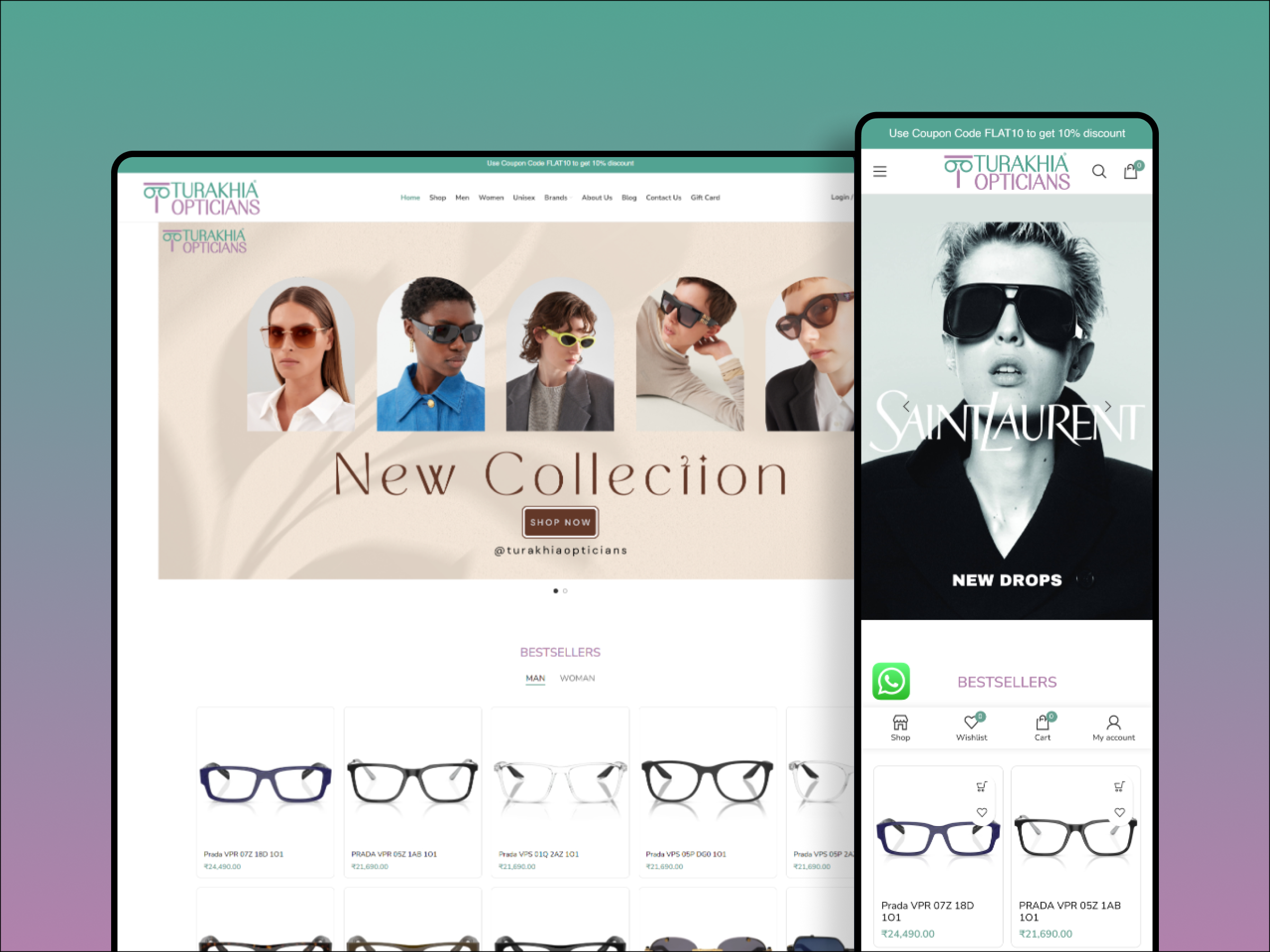 Turakhia Eyewear bootstrap css design javascript jquery website wordpress